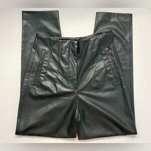 Zara Faux Fur Black Pants for Womens